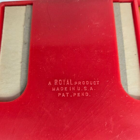 Royal Pacific Co Chef Line Memo Pad Vintage 1940s 7-1/2" x 3-5/8" Pencil Holder - Picture 2 of 16